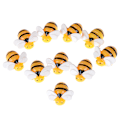 Miniatyrbillede 4 af 8: 10 stk Flat Back Resin Cabochon Bee DIY Flatback Scrapbog Em