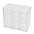 Miniatyrbillede 1 af 8: Desktop Skuffe Organizer Mini Skuffer Plast Skrivebord Craft Opbevaring 12 grid