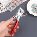 Miniatyrbilde 8 av 8: Tangverktøy 50/100 stk Farge Metall Snap-syknapp Klosett S A2