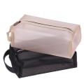 Pikkukuva 5 / 8: Meikkisivellin Case Kosmeettinen Toilettilaukku Organizer Mesh K Black M