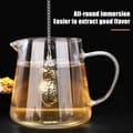 Miniatyrbilde 5 av 8: Tekanne i rustfritt stål, krydderte-sil, urtefilter Teapot