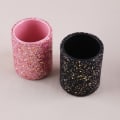 Miniatyrbillede 8 af 8: 1 stk Kvinder kosmetisk makeup børste opbevaring spand blyantholder O Light pink