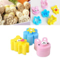 Pikkukuva 3 / 8: 3 kpl Sandwich Crust ter Cookie Mold Bento Maker Panda F