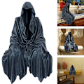 Miniatyrbild 6 av 7: 2023 Ny Reaping Solace Reaper Sitting Statue Gothic Desktop Re