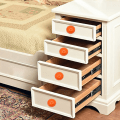 Miniatyrbillede 5 af 7: Kugleform Keramisk knop / kommodeknap til børneværelset 33 mm Cab orange