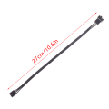 Miniatyrbild 8 av 8: 5 ST 4Pin PWM CPU Fläkttrådskontakt Adapter Datorfläktförlängning