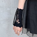 Pikkukuva 8 / 8: 1 Pari Lolita Style Tee-se-itse pitsit röyhelöt Käsineet Makea Gothic Fing A2
