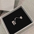 Miniatyrbild 5 av 5: Kedjeringar För Kvinnor Tjejer Glänsande Rhinestone Zircon Multi-layer
