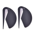 Miniatyrbilde 1 av 8: 2stk Mini Plast Brevåpner Sharp Post Konvoluttåpner Black