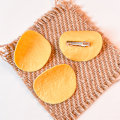 Miniatyrbild 5 av 6: Roliga simulerade potatischips hårnålshårklämmor för tjejer kvinnor
