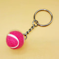 Pikkukuva 1 / 8: 1PC Avainnippu Tennis Ball Metal Avaimenperä Auton Avaimenperä Avaimenperä rose red