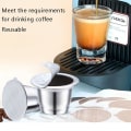 Miniatyrbillede 1 af 5: Nespresso rustfrit stål genopfyldelig kaffekapselkaffe