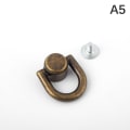 Miniatyrbild 1 av 8: Metallväska Nit Spikspänne Dubbar Knapp Handväska Bälteshängare Le A5