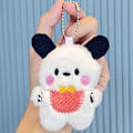 Pikkukuva 1 / 8: e Pehmo penturiipus Creative Doll Avaimenperä Laukku Avaimenperä Auto K Red
