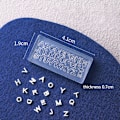Miniatyrbillede 3 af 8: 1Pc 3D Bogstaver Akryl Form Negle Art Dekorationer Figur DIY Des