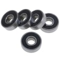 Miniatyrbilde 1 av 8: 5 stk Sort ABEC-7 608RS Skateboard Rulleforseglede kulelager