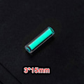 Miniatyrbillede 1 af 5: 1PC Glas lysende rør fingerspids gyro lysende stang udendørs sig Blue