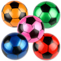 Miniatyrbilde 2 av 5: Barn Fotball Ball PVC Oppblåsbar Hånd Pat Fotball Sport Ma Random colors