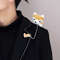 Pikkukuva 6 / 8: Husky Pehmo Doll Rintaneula Sarjakuva Eläin Rintaneulat Rintanappi rintaneula 1