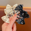 Pikkukuva 6 / 7: 2 kpl Sweet e Bowknot hiusklipsit n rusetti hiusneula tytöille White