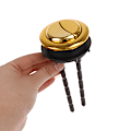 Pikkukuva 4 / 5: Dual Flush Toilet Tank Gold 48mm/58mm Button Pyöreä muotoinen wc square