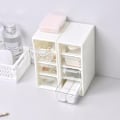 Miniatyrbild 5 av 8: Desktop kosmetisk förvaringslåda 4 lådor Case Smal