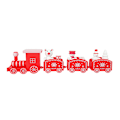 Miniatyrbillede 1 af 5: 2022 Juletog Ornamenter Net Berømthed Tog Ornamenter Ch Red