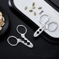 Pikkukuva 5 / 8: Melon Plier Scissor Nut Cracker ruostumaton teräs Walnut Pine Sh