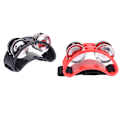 Miniatyrbillede 4 af 5: Trommeakkompagnement Fod Jingle Tromme Rattle Tambourine Percussio Red