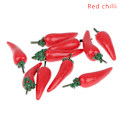Miniatyrbillede 1 af 5: 10 Stk/sæt 1:12 Dukkehus Frugt Grøntsager Gulerod Tomat Radise Red chilli