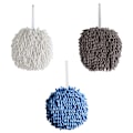 Miniatyrbilde 8 av 8: Chenille Håndkle Myk Absorberende Mikrofiber Kjøkken Bad Gray