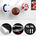 Miniatyrbild 4 av 5: Akryl Fotboll Display Stand Basket Väggfäste Ball Suppo Clear