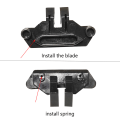 Miniatyrbillede 5 af 8: Elektrisk Clipper Dele Sort Plast Svinghoved Styreblok For Swing Head