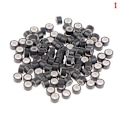Miniatyrbilde 1 av 5: 100 Stk Micro Silikonforede Ringer Lenker Perler Crimp Beads Hår 1