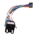 Miniatyrbillede 6 af 8: Bilstereoradio 16-benet ISO-kabeladapter Universalstik