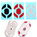 Miniatyrbild 4 av 8: 1Set Mouse Feet Mouse Skate för Darmoshark M3 Mouse Glides Curv Red