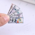 Pikkukuva 5 / 5: 100 kpl / set 1:12 nukkekoti 5/10/20/50/100 dollarin valuutta bankno 100 USD,100pcs