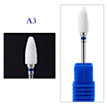 Miniatyrbillede 1 af 8: 1 STK keramisk wolfram neglebor fil til elektrisk manicure A3