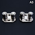 Miniatyrbillede 1 af 8: 2 Stk Gulvmonteret skydedør i træ. Styrerulleholder Top A3