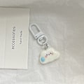 Miniatyrbild 1 av 8: e Cartoon Cloud Keychain Creative Kawaii Keyring Backpack Charm Blue