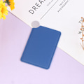 Miniatyrbillede 1 af 5: Bærbart mini rustfrit stål ubrydeligt makeuplommespejl Blue