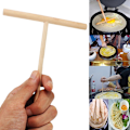 Pikkukuva 4 / 8: Puinen Rake Pyöreä Taikina Pannukakku Crepe Levitys Keittiötyökalu Ki
