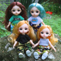 Pikkukuva 3 / 5: BJD 16cm nukke casual muoti prinsessavaatteet puvun asusteet A8