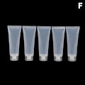 Miniatyrbild 1 av 8: 5 st Makeup Clear Plastic Lip Gloss Container Påfyllningsbar flaska 50ml