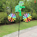 Miniatyrbillede 6 af 8: Pig Bee Tiger on Bike DIY Windmill Animal Cykel Wind Spinner C