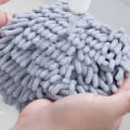 Pikkukuva 5 / 8: Chenille käsipyyhe Pehmeä imukykyinen mikrokuitu keittiö Kylpyhuone Gray