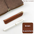 Miniatyrbillede 1 af 8: PU Læder Blyant Beskyttende Sleeve Slidfast Pen Bag Soli A8