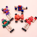 Miniatyrbilde 1 av 4: Tre robotleker i tre, tilfeldig stil, én del