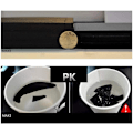 Miniatyrbillede 5 af 5: Rammeløs 3d Moderne Ur Stor Diy Væg Ur 3d Ure Timer Diy Hjem De