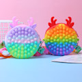 Miniatyrbillede 2 af 2: Taske Pop It Fidget Legetøj - Legetøj / Sensorisk - Skuldertaske MultiColor Brigh